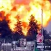 Explotan cuatro pipas de gas en Puebla; evacuan a 2 mil