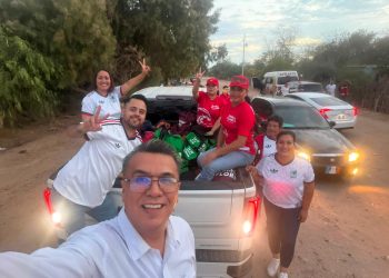 Ramón Flores fortalece el contacto ciudadano con recorridos en Guaymas