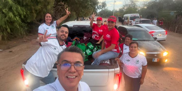 Ramón Flores fortalece el contacto ciudadano con recorridos en Guaymas