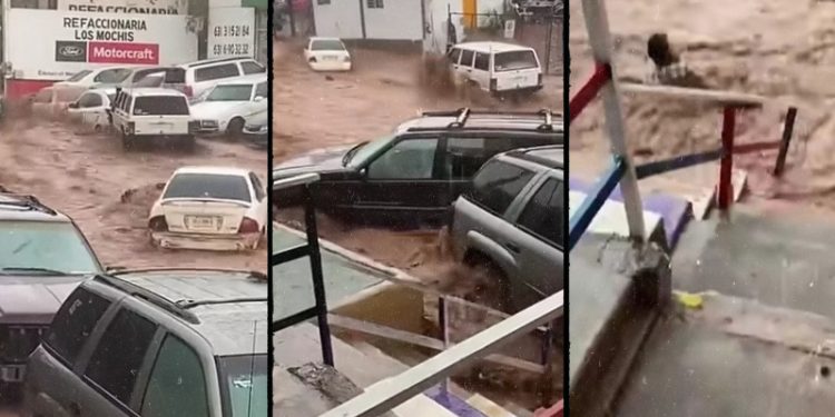 Lluvias dejan un muerto en Nogales y autoridades estatales decretan emergencia