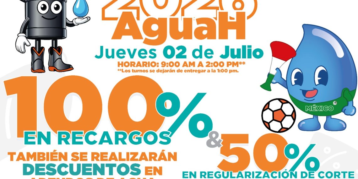 Visitará La Cholla la jornada de descuentos de Agua de Hermosillo