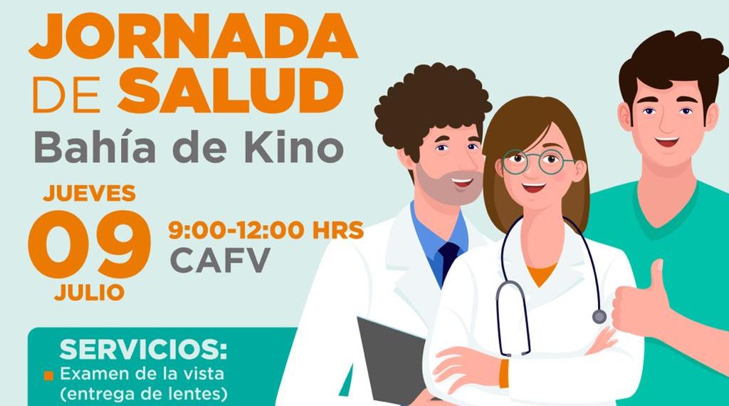 Llevará Ayuntamiento de Hermosillo jornada gratuita de salud en Bahía de Kino este jueves