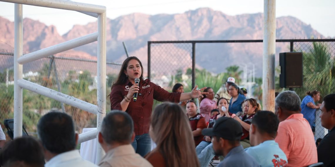 Celida López llama en Guaymas a fortalecer la participación de las mujeres y defender la soberanía nacional