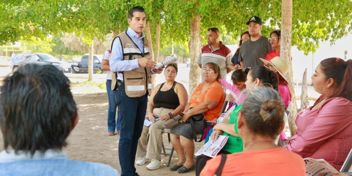 Cercanía y trabajo a ras de suelo: Froylán Gámez recorre el sur de Sonora