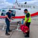 Helicóptero de la Policía Estatal salva una vida en la comunidad guarijía de Aquinavo
