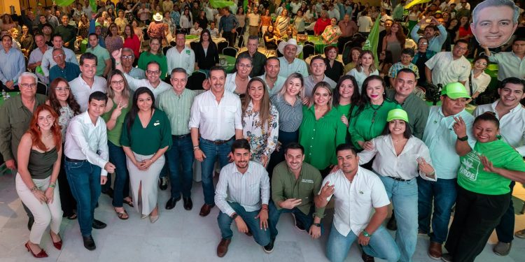 El Partido Verde Sonora cierra filas con Omar del Valle Colosio