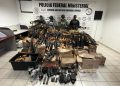 Asegura Mesa Estatal de Seguridad arsenal de alto poder en San Luis Rio Colorado