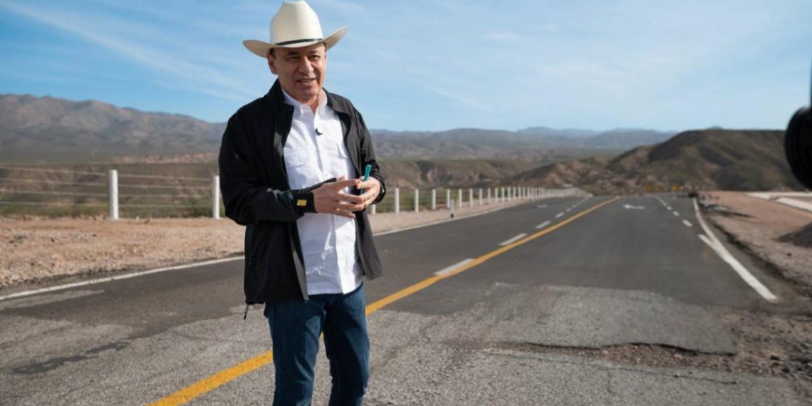 Avanza rehabilitación de carreteras en Sonora con impulso de Durazo y Sheinbaum