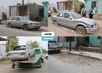Inician operativo “Hermosillo Libre de Vehículos en Situación de Abandono 2026”