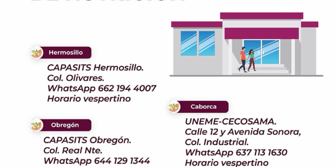 Invita Salud Sonora a aprovechar los servicios gratuitos de las Clínicas Integrales de Nutrición