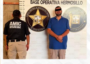 Captura AMIC a imputado con dos órdenes de aprehensión por homicidio y tentativa de homicidio en Hermosillo