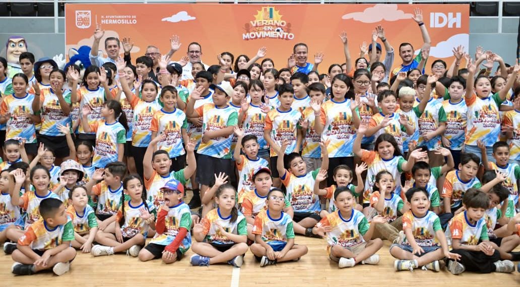 Apoya Ayuntamiento de Hermosillo a más de 350 niñas y niños con campamento “Verano en Movimiento”