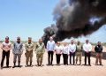 FGR lleva a cabo evento de incineración de más de una tonelada de narcóticos en Sonora