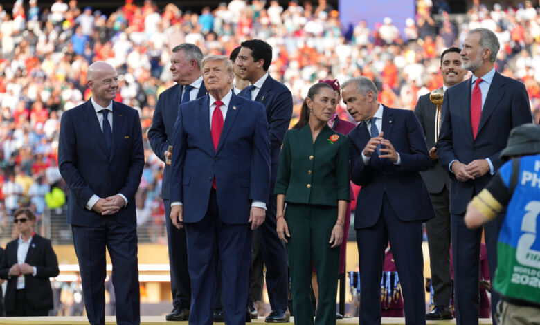 Sheinbaum revela breve charla con Trump y Carney en final del Mundial