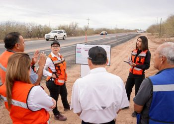 Hay un avance del 45 y 50 en ampliación de la carretera a Bahía de Kino, confirma Paulina Ocaña