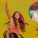 Piqué y sus hijos, presentes en show de Shakira en final del Mundial