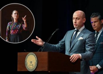 Sheinbaum responde a Stephen Miller sobre cárteles mexicanos