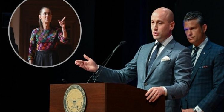Sheinbaum responde a Stephen Miller sobre cárteles mexicanos