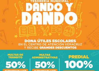 Invita Tesorería Municipal a participar en el programa “Dando y Dando 2026” con descuentos a cambio de útiles escolares