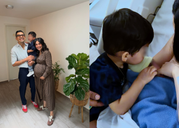El Capi Pérez y su esposa anuncian el nacimiento de su segundo hijo Clemente