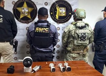 Desmantelan red ilegal de vigilancia en cinco colonias de Nogales; retiran seis cámaras clandestinas