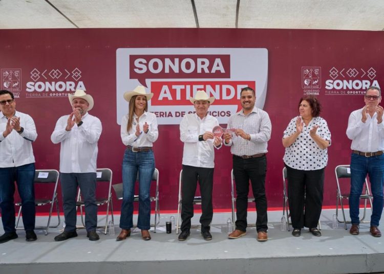 Gobernador Durazo lleva Sonora Atiende a Trincheras con soluciones directas