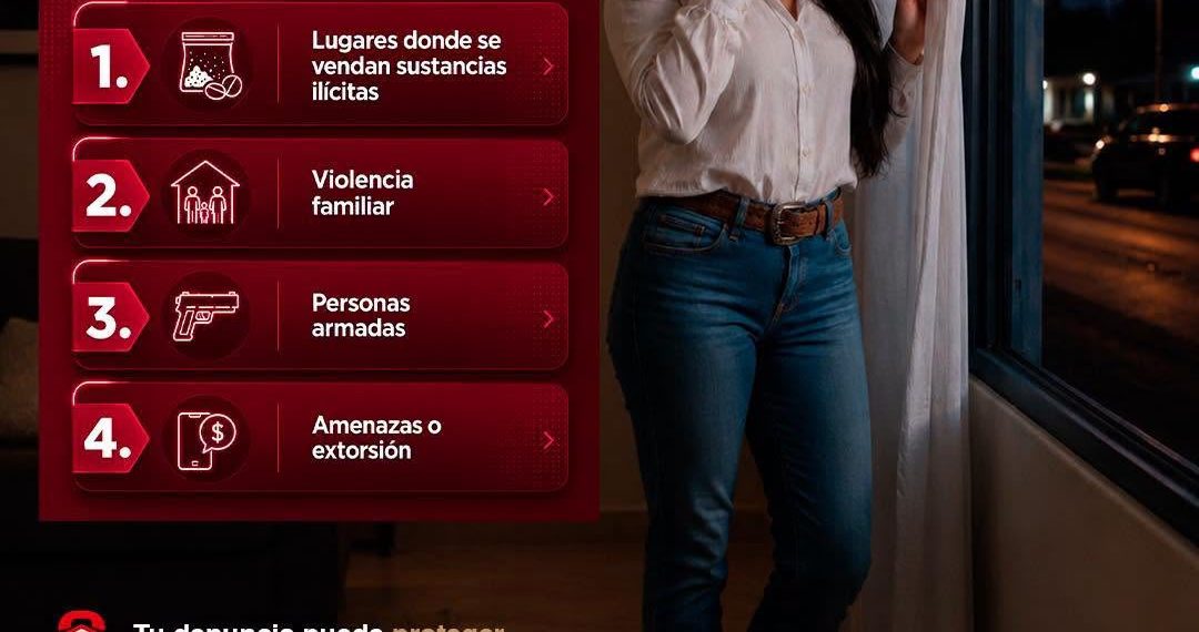 Promueve SSPC Sonora el uso del 089 para denunciar de forma segura y confidencial