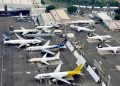 Cae tráfico aéreo entre México y Estados Unidos en Mayo
