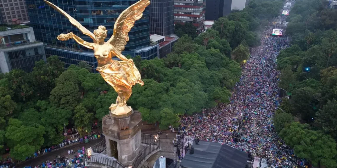 Mundial en CDMX sacó a 4.7 millones de aficionados a las calles y dejó derrama de 18,000 mdp