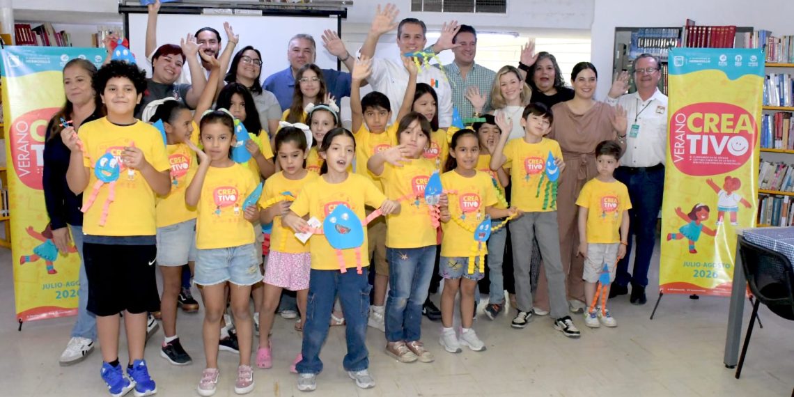 Viven niñas y niños Verano Creativo en la Biblioteca Rafael V. Meneses con renovada Ludoteca