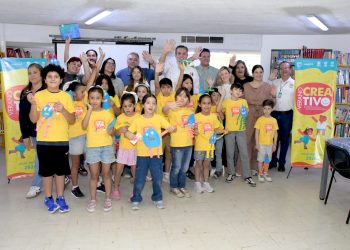 Viven niñas y niños Verano Creativo en la Biblioteca Rafael V. Meneses con renovada Ludoteca