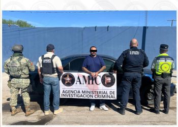 Detiene AMIC a hombre con vehículo robado en Puerto Peñasco