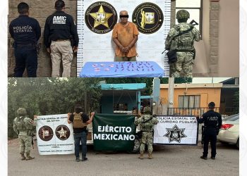FGJES asegura droga y detiene a un hombre durante cateo coordinado en Hermosillo