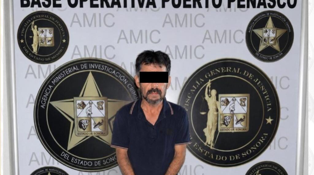 Detienen AMIC y Policía Municipal a hombre con narcótico en Puerto Peñasco
