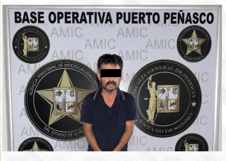 Detienen AMIC y Policía Municipal a hombre con narcótico en Puerto Peñasco