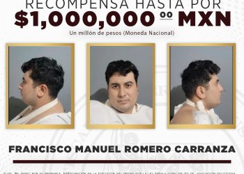 FGJES ofrece hasta 1 millón de pesos de recompensa por información para capturar a tres evadidos del CERESO 2 de Hermosillo