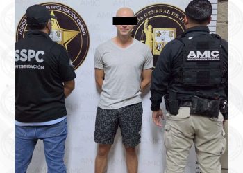 Operativo conjunto SSPC-AMIC logra aseguramiento en Hermosillo de ciudadano estadounidense con orden de arresto vigente en Estados Unidos de América