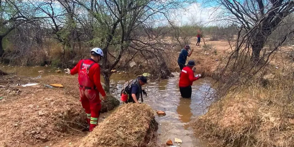 Continúa operativo para localizar a ciclista que fue arrastrado por el canal del Lázaro Cárdenas en Hermosillo