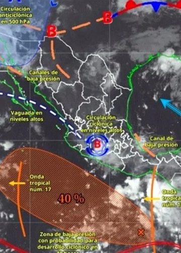 Alertan ante lluvias intensas en el País