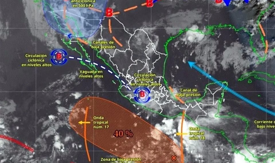 Alertan ante lluvias intensas en el País