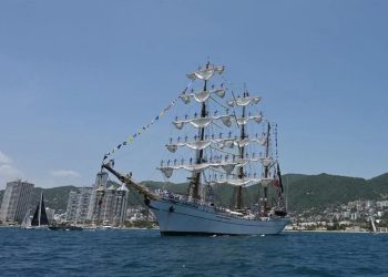Zarpa Buque ‘Cuauhtémoc’ para cruceros de instrucción