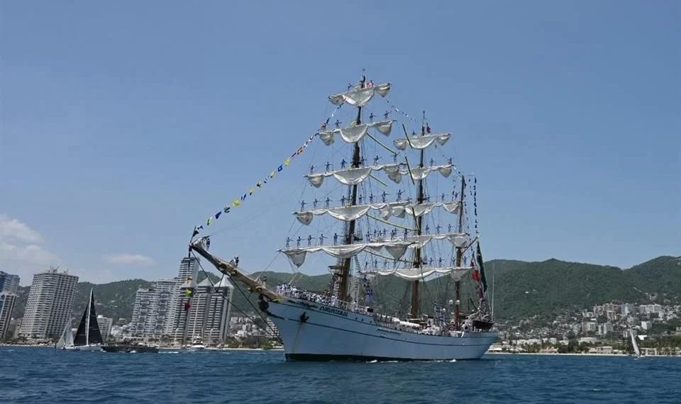 Zarpa Buque ‘Cuauhtémoc’ para cruceros de instrucción