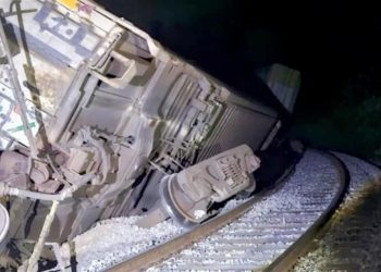 Descarrila en el Istmo ahora un tren de carga