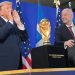 Elogia Infantino a Trump y le atribuye éxito del Mundial