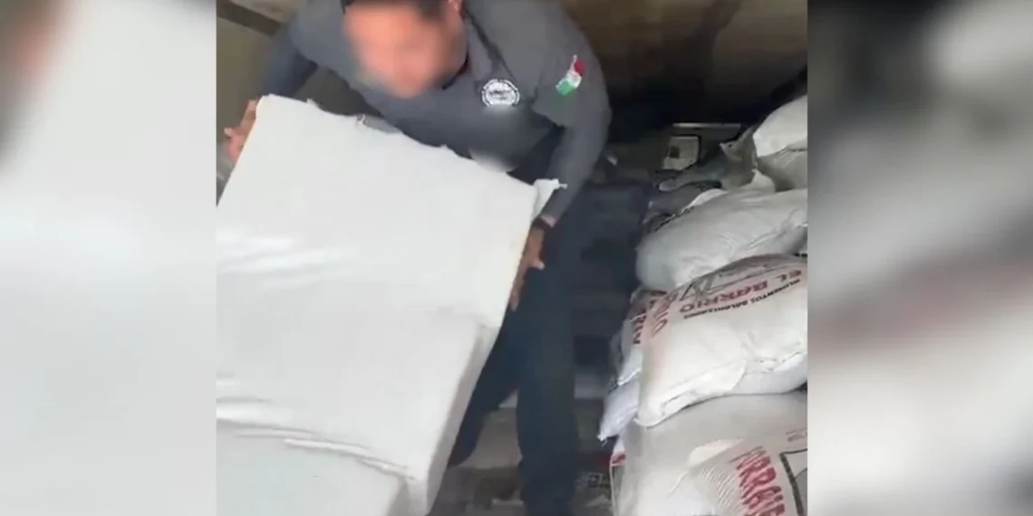Decomisan en carretera a Peñasco más de tres toneladas de metanfetamina