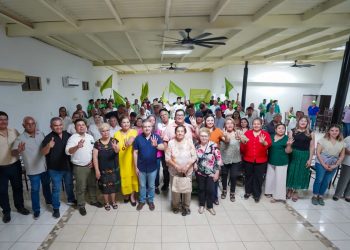 Llenan ciudadanos las asambleas de la Transformación en el sur de Sonora con Omar Del Valle Colosio.