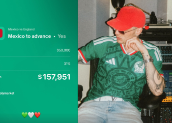 Peso Pluma pierde casi un millón de pesos tras apostar a favor de la Selección Mexicana