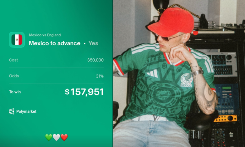 Peso Pluma pierde casi un millón de pesos tras apostar a favor de la Selección Mexicana