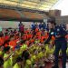 Convive Policía Estatal con niñas y niños en campamento de verano Codeson
