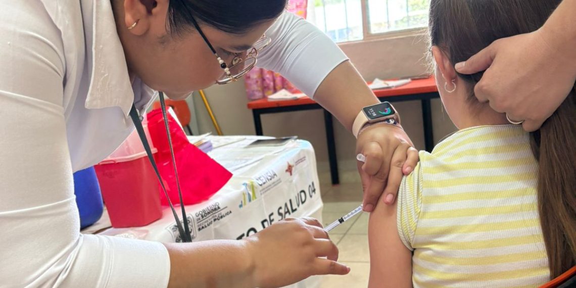 Salud Sonora fortalece la prevención del sarampión con vacunación